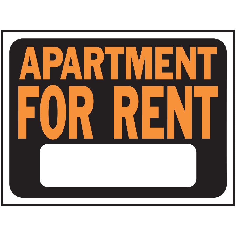 Apartment For Rent Sign 8.5" x 12.5" (10 pcs.)