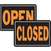 Open/Closed Reversible Sign 9.25" x 14" (12 pcs.)