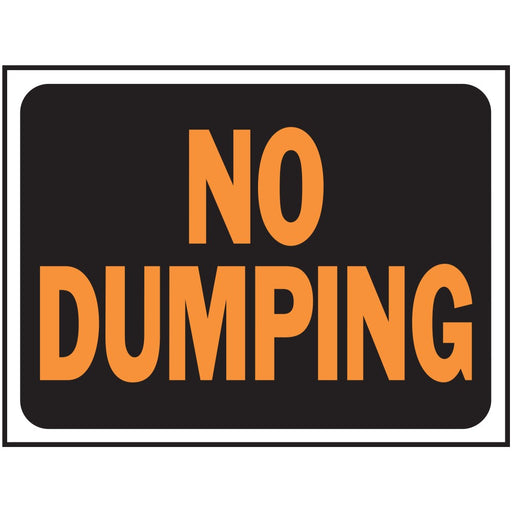 No Dumping Sign 8.5" x 12.5" (10 pcs.)