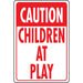 Caution Children At Play Sign 12" x 18" (1 pc.)