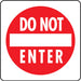 Do Not Enter Sign 12" x 18" (1 pc.)