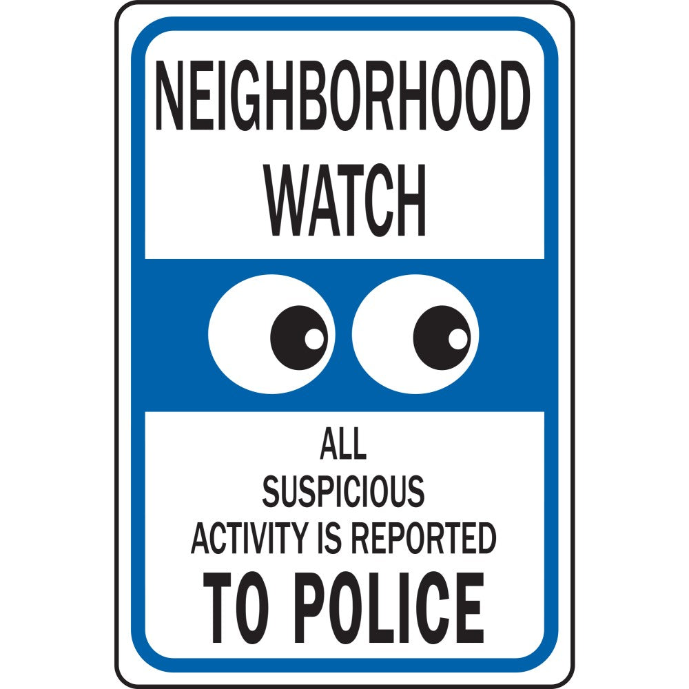Neighborhood Watch Sign 12" x 18" (1 pc.)