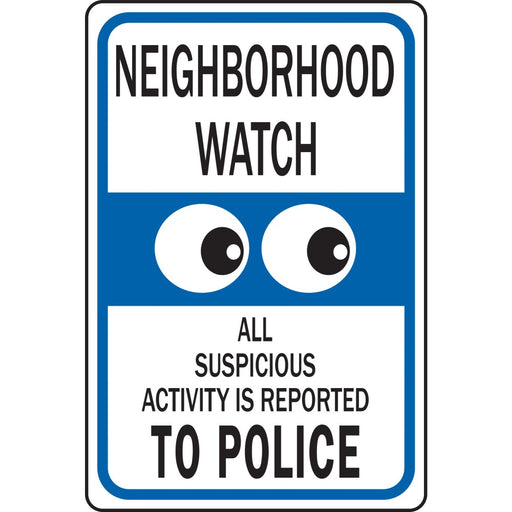 Neighborhood Watch Sign 12" x 18" (1 pc.)