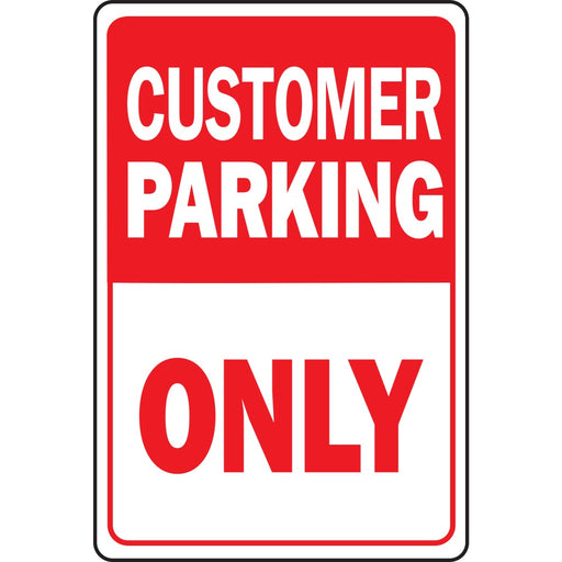 Customer Parking Only Sign 12" x 18" (1 pc.)