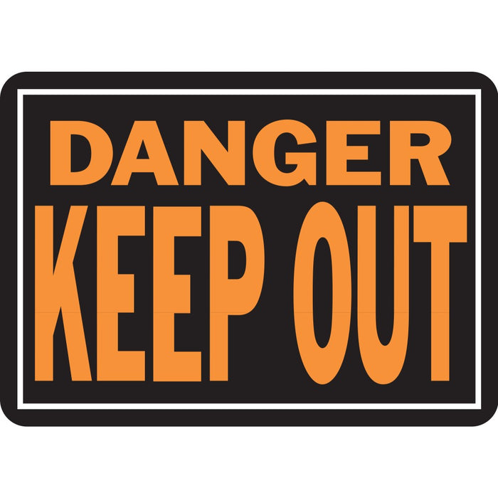 Danger Keep Out Sign 9.25" x 14" (12 pcs.)