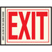 Exit (6" Letters) Phosphorescent Vinyl Sign 8" x 10" (10 pcs.)