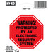 4X4" Security System Sign 4" x 4" (10 pcs.)