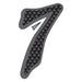 4.5" Black Zinc Number 7 (10 pcs.)