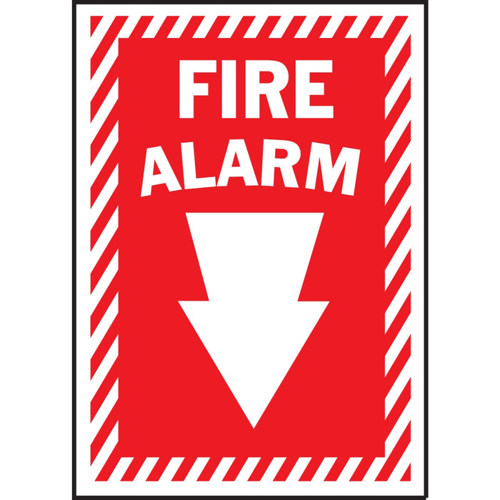 Fire Alarm Sign 10" x 14" (5 pcs.)