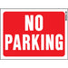 No Parking Sign 8.5" x 12" (10 pcs.)