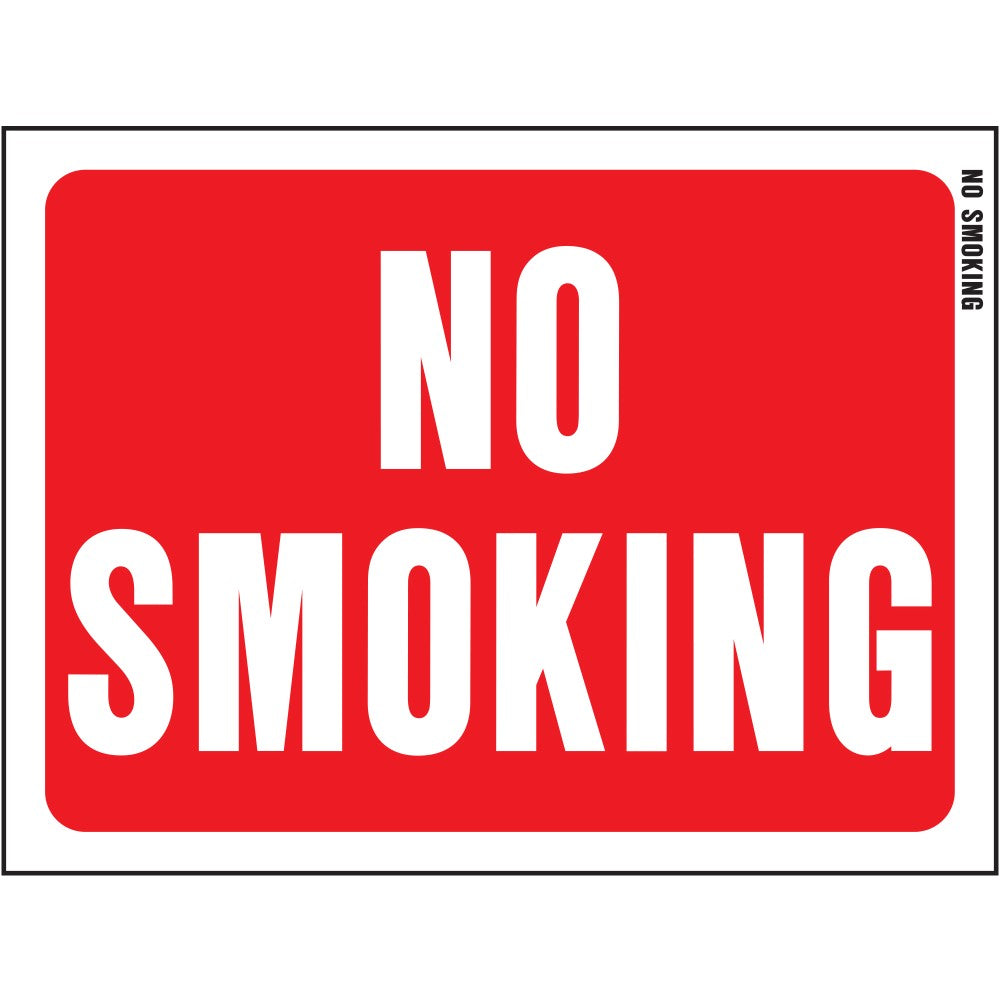 No Smoking Sign 8.5" x 12" (10 pcs.)