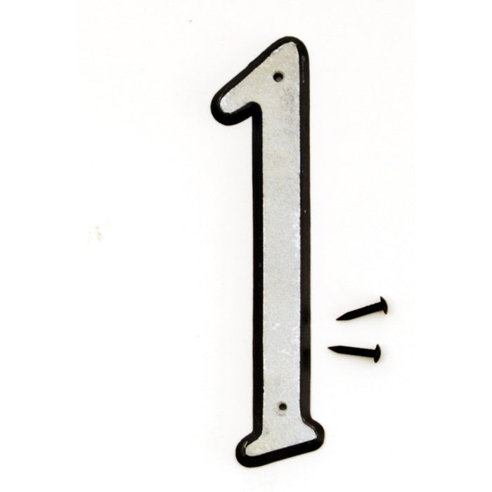 4" Reflective Plastic Number 1 (10 pcs.)