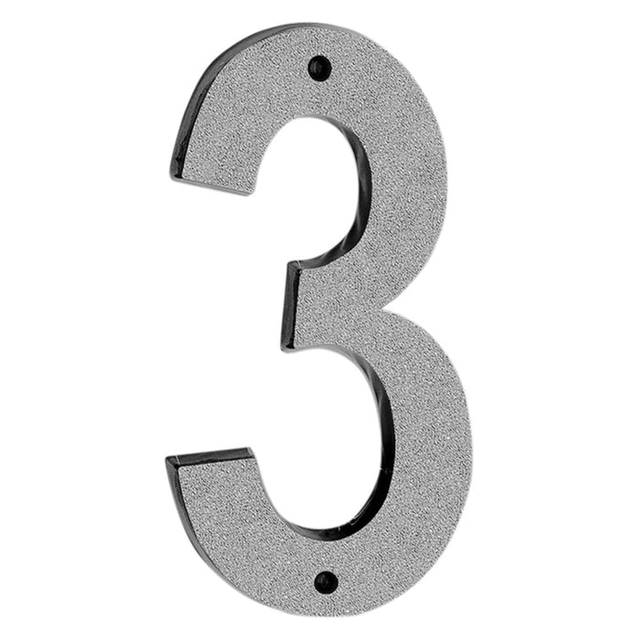 6" Reflective Plastic Number 3 (5 pcs.)