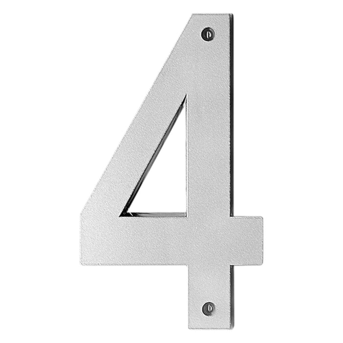 6" Reflective Plastic Number 4 (5 pcs.)