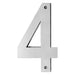 6" Reflective Plastic Number 4 (5 pcs.)