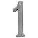 4" Satin Nickel Number 1 (3 pcs.)