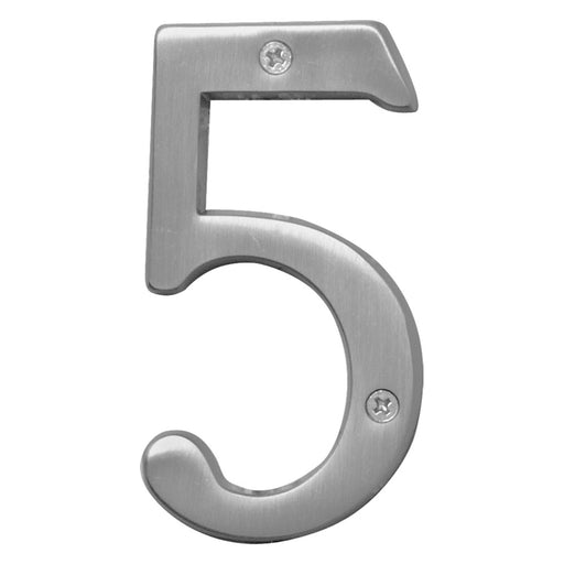 4" Satin Nickel Number 5 (3 pcs.)