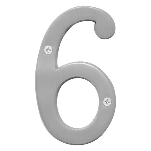 4" Satin Nickel Number 6 (3 pcs.)