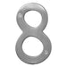 4" Satin Nickel Number 8 (3 pcs.)