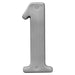 5" Satin Nickel Number 1 (3 pcs.)