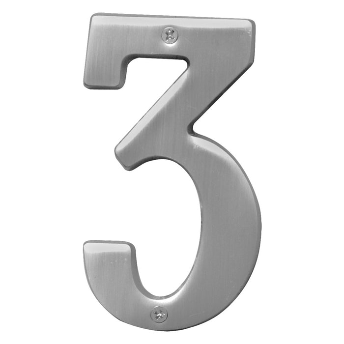 5" Satin Nickel Number 3 (3 pcs.)