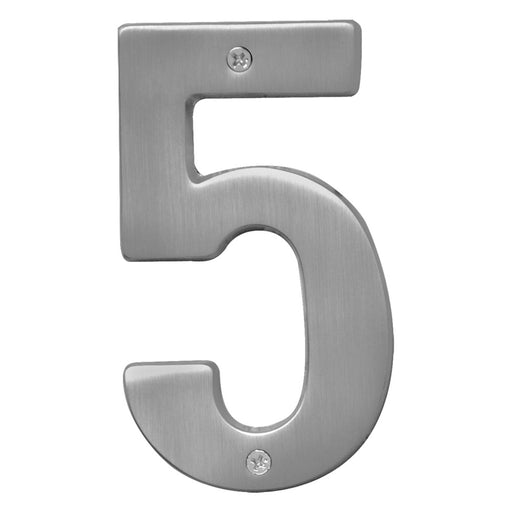 5" Satin Nickel Number 5 (3 pcs.)