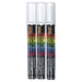 3 Pack Fluorescent Window Markers, White (3 pcs.)