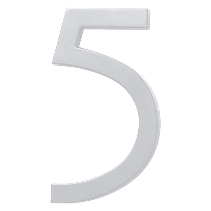 4" Chrome Floating Mount Number 5 (3 pcs.)