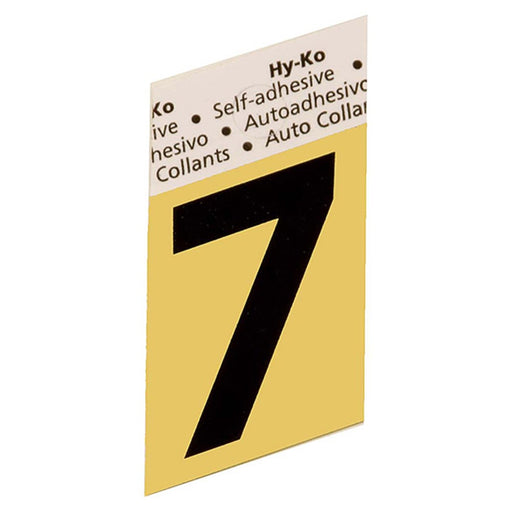 1.5" Gold Aluminum Number 7 (10 pcs.)
