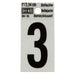 1.25" Reflective Number 3 (10 pcs.)