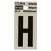 1.25" Reflective Letter H (10 pcs.)