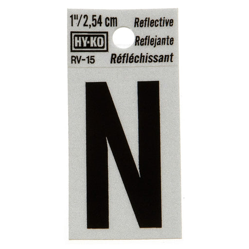 1.25" Reflective Letter N (10 pcs.)