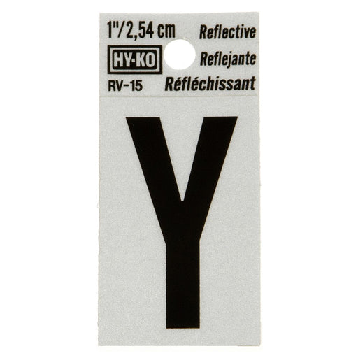 1.25" Reflective Letter Y (10 pcs.)