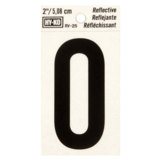 2" Reflective Number O (10 pcs.)