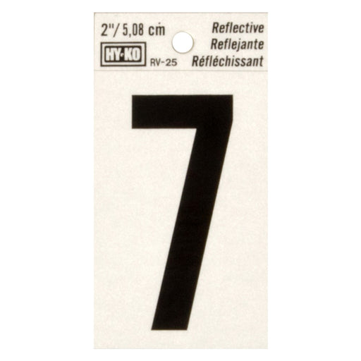 2" Reflective Number 7 (10 pcs.)