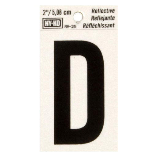 2" Reflective Letter D (10 pcs.)