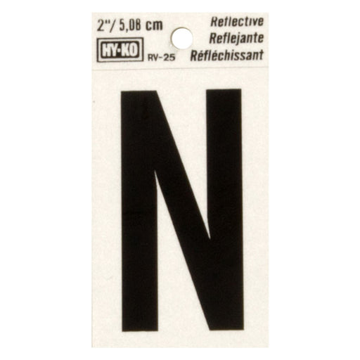 2" Reflective Letter N (10 pcs.)