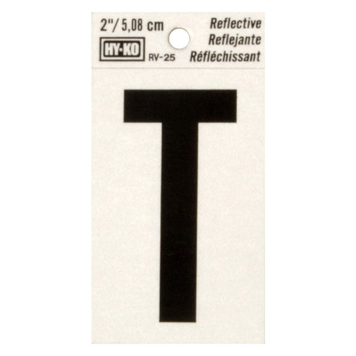 2" Reflective Letter T (10 pcs.)