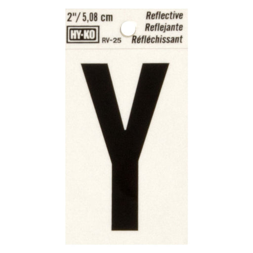 2" Reflective Letter Y (10 pcs.)