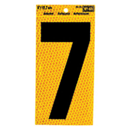 5" Yellow Reflective Number 7 (10 pcs.)