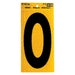 5" Yellow Reflective Number 0 (10 pcs.)