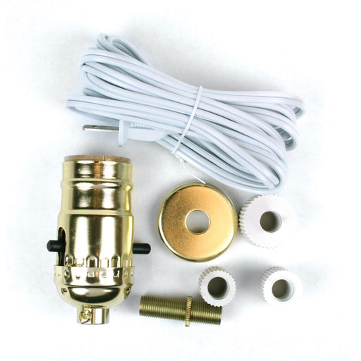 Lamp Kit, Bottle Adapter, Brass Lamp Kits (1 pc.)