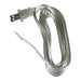 8' Silver Lamp Cord 18-2 SPT1 (1 pc.)