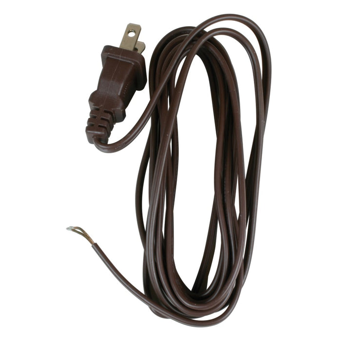 8' Brown Lamp Cord 18-2 SPT1 (1 pc.)