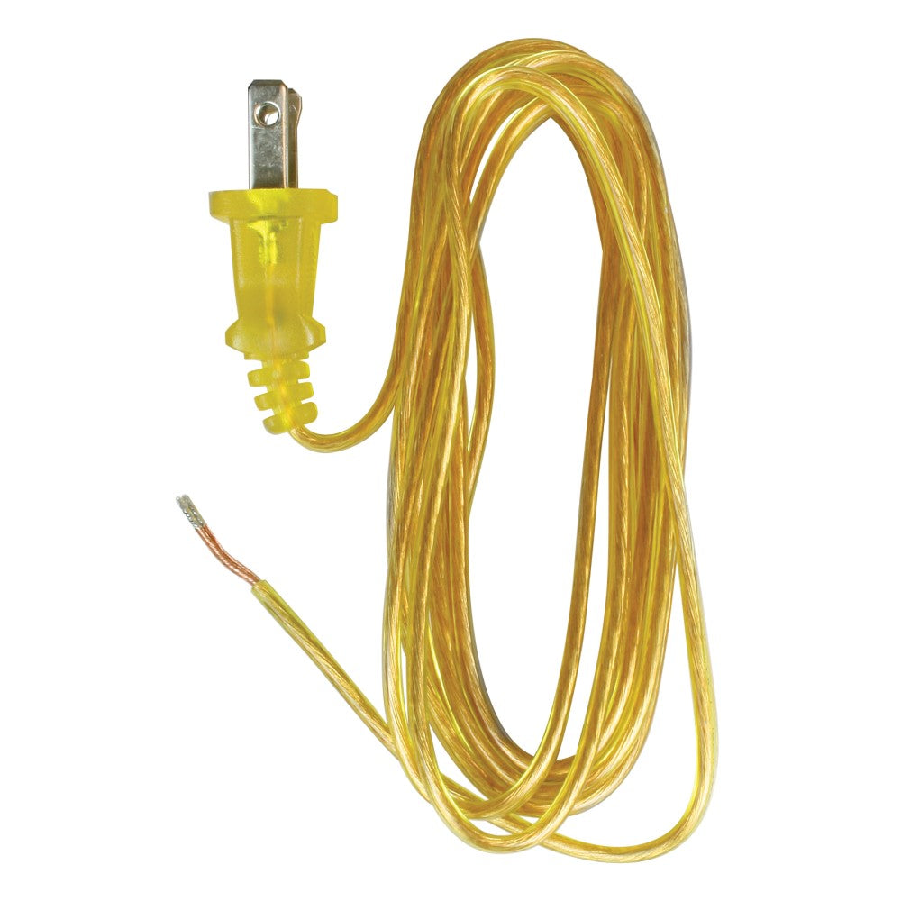 8' Gold Lamp Cord 18-2 SPT1 (1 pc.)