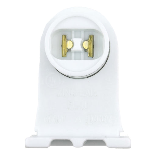 Socket Low Profile Plunger Fluorescent Lamp Socket (1 pc.)