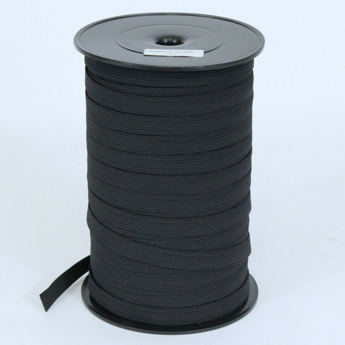 1/2 Inch Braided Elastic Bands for Sewing Stretchy Waistband Cord BLACK 144 Yard