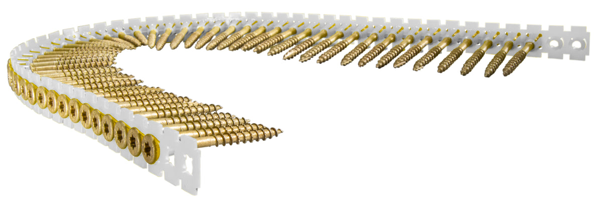 8 x 1-3/4" SaberDrive® Interior Wood Sub Floor Collated Strip Screws (1000 pcs.)